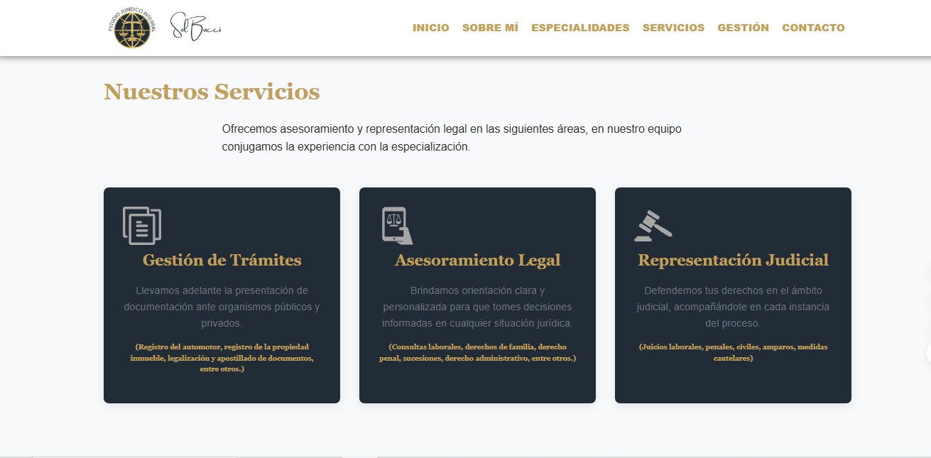 Estudio Bucci - Servicios jurídicos